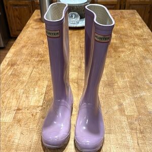 Hunter Pastel Purple Tall Rain Boots